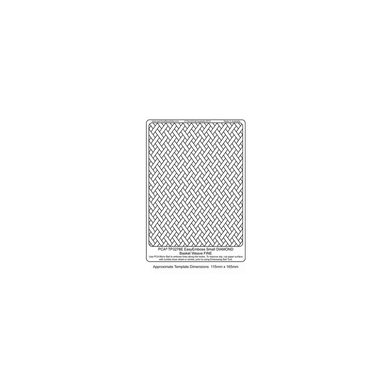 (TP3278E)EMBOSSING EasyEmboss Small DIAMOND Basket Weave - FINE