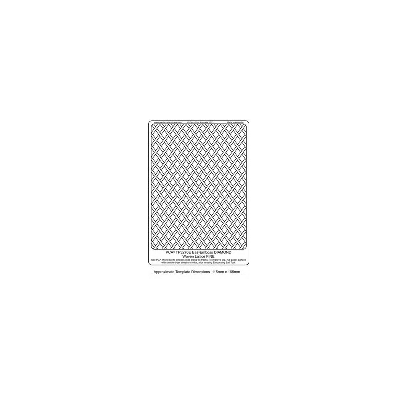 (TP3276E)EMBOSSING EasyEmboss DIAMOND Woven Lattice - FINE