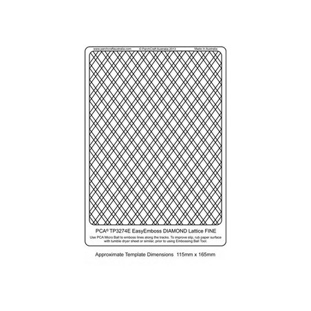 (TP3274E)EMBOSSING EasyEmboss DIAMOND Lattice - FINE