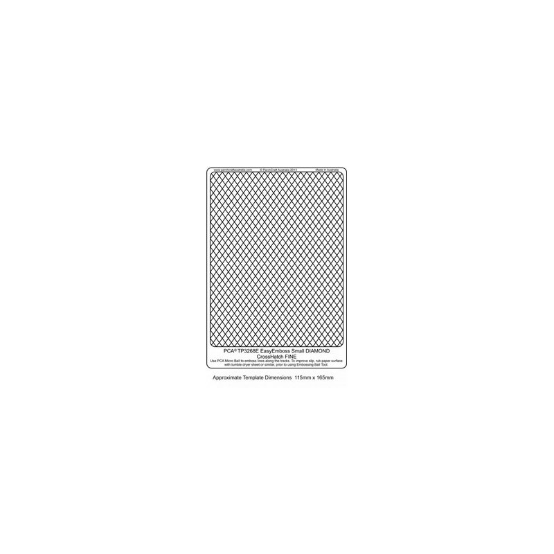 (TP3268E)EMBOSSING EasyEmboss Small DIAMOND CrossHatch - FINE