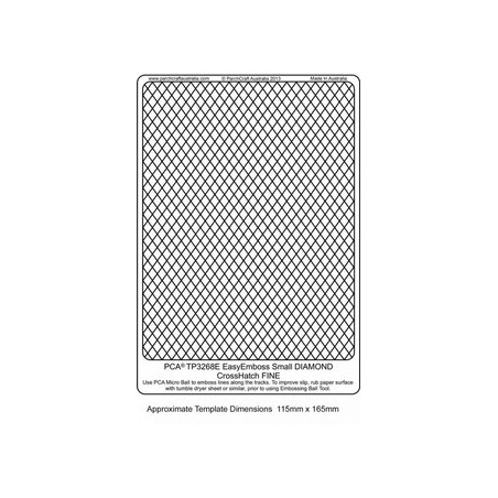 (TP3268E)EMBOSSING EasyEmboss Small DIAMOND CrossHatch - FINE