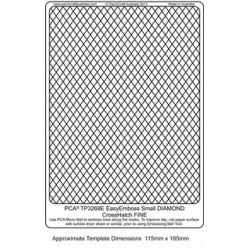 (TP3268E)EMBOSSING EasyEmboss Small DIAMOND CrossHatch - FINE