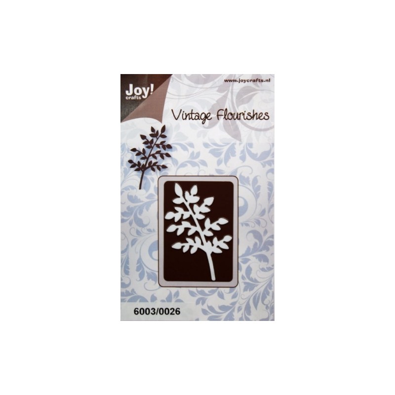 (6003/0026)stencil Vintage Flourishes - Branch leaves (thin)