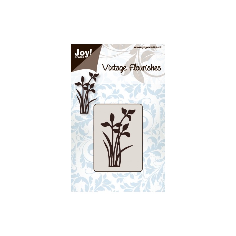 (6003/0029)stencil Vintage Flourishes - Flower/leaves nr. 1