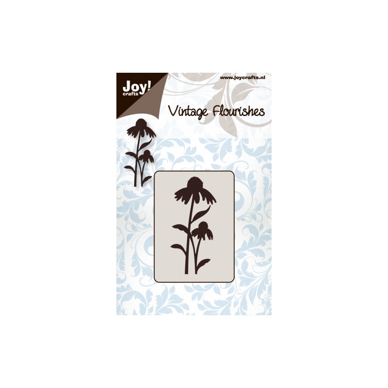 (6003/0030)Schablone Vintage Flourishes - Blumen/Blätter nr. 2