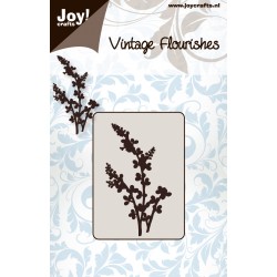 (6003/0032)Pochoir Vintage Flourishes - Fleurs/feuilles no. 4