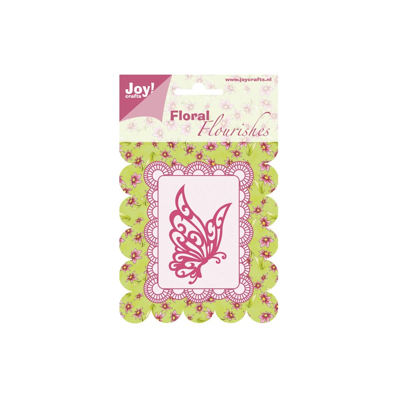 (6003/0006)Pochoir Vintage Flourishes - papillon