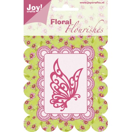 (6003/0006)Schablone Vintage Flourishes - Schmetterling