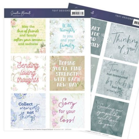 (JATD1002)Text Designs - Jeanine's Art - Sensitive Moments (EN)