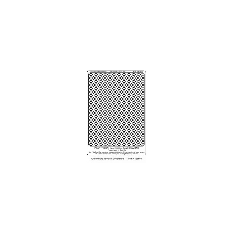 (TP3267E)EMBOSSING EasyEmboss Small DIAMOND CrossHatch - BOLD