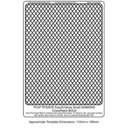 (TP3267E)EMBOSSING EasyEmboss Small DIAMOND CrossHatch - BOLD