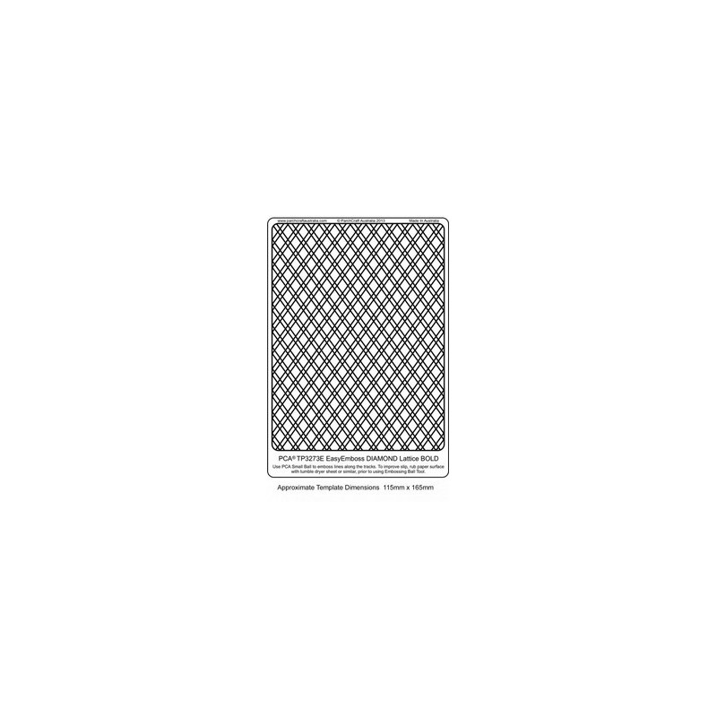 (TP3273E)EMBOSSING EasyEmboss DIAMOND Lattice - BOLD