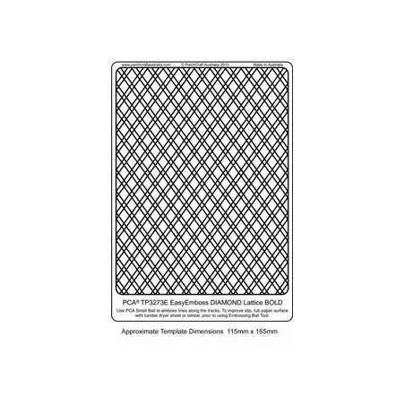 (TP3273E)EMBOSSING EasyEmboss DIAMOND Lattice - BOLD