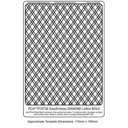 (TP3273E)EMBOSSING EasyEmboss DIAMOND Lattice - BOLD