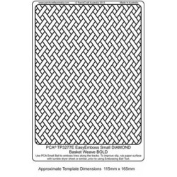 (TP3277E)EMBOSSING EasyEmboss Small DIAMOND Basket Weave - BOLD