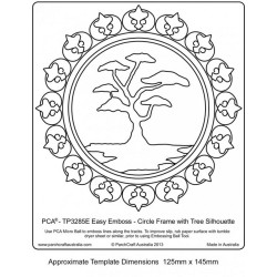 (TP3285E)EMBOSSING EasyEmboss Circle Frame with Tree