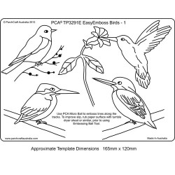 (TP3291E)EMBOSSING EasyEmboss Birds - 1