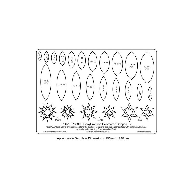 (TP3290E)EMBOSSING EasyEmboss Geometric Shapes - 2