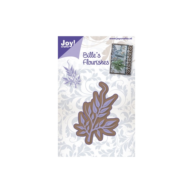 (6002/0263)Cutting & Embossing stencil twig nr. 1