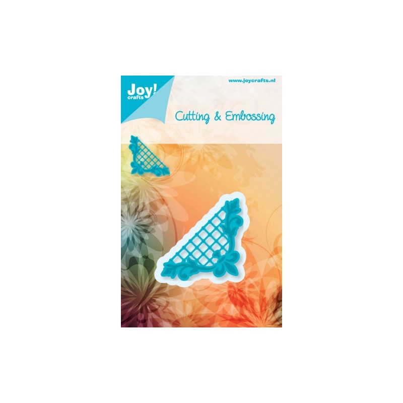 (6002/0261)Cutting & Embossing stencil corner Lily