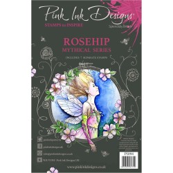 (PI094)Pink Ink Designs Clear stamp set Rosehip