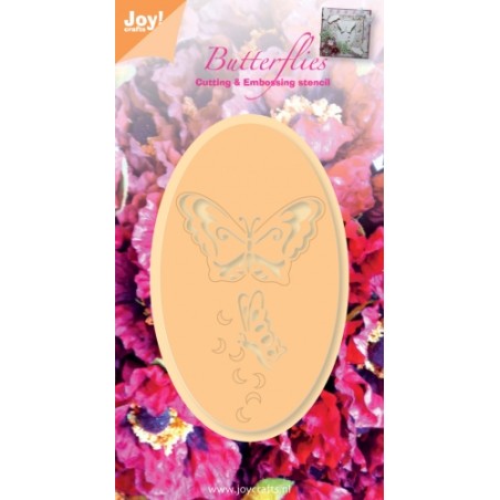 (6002/0275)Cutting & Embossing stencil butterflies