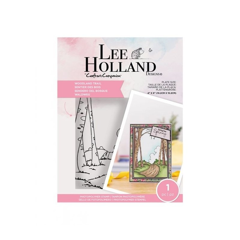 (LH-STP-WOODT)Crafter's Companion Lee Holland Clear Stamps Woodland Trail