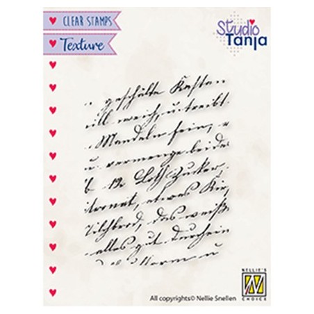 (TXCS021)Nellie's Choice Clear Stamp Writing