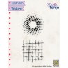 (TXCS024)Nellie's Choice Clear Stamp Dots & squares