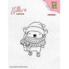 (NCCS012)Nellie`s Choice Clearstamp - Christmas Koala with parcel