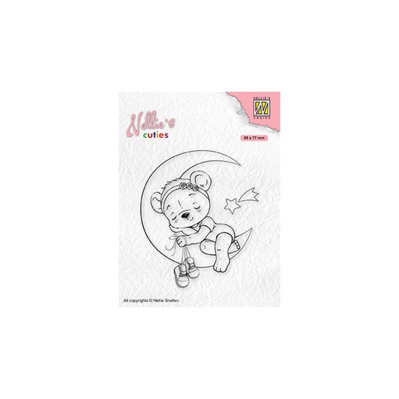 (NCCS016)Nellie`s Choice Clearstamp - Christmas Dreaming of a white Christmas