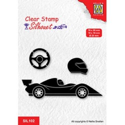 (SIL102)Nellie`s Choice Clearstamp - Formula one serie: 1