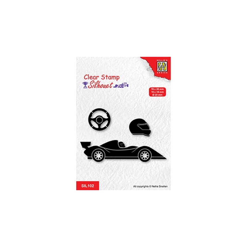 (SIL102)Nellie`s Choice Clearstamp - Formula one serie: 1