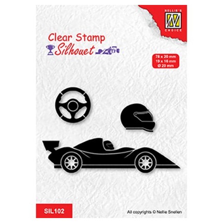 (SIL102)Nellie`s Choice Clearstamp - Formula one serie: 1