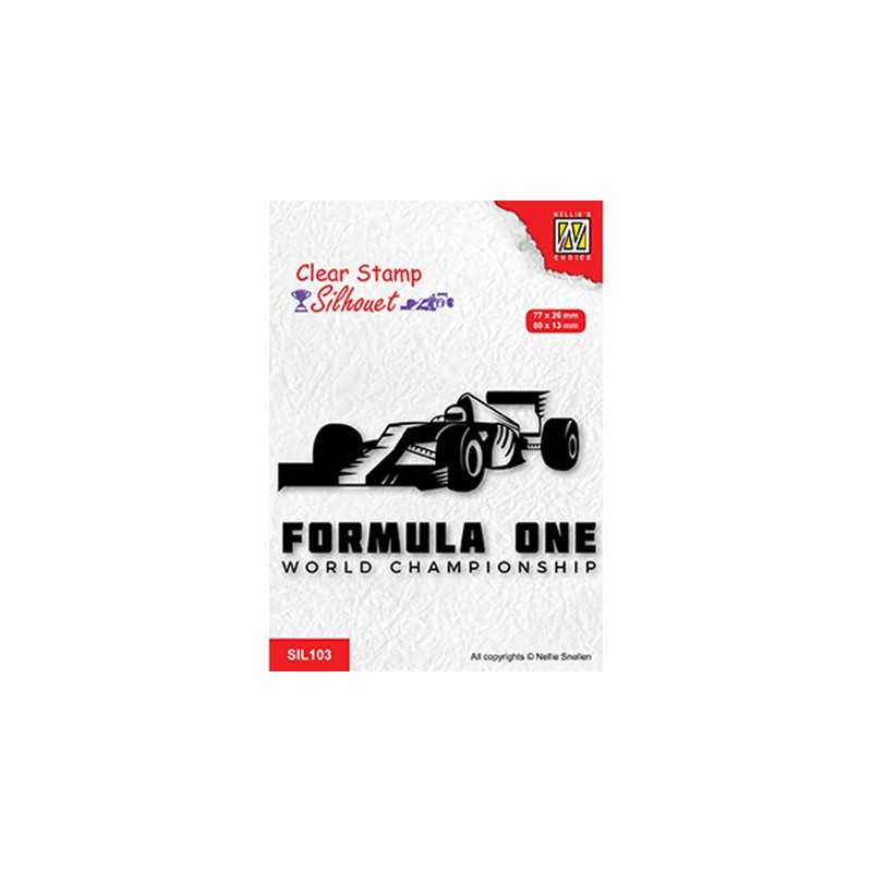 (SIL103)Nellie`s Choice Clearstamp - Formula one serie: 2