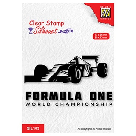 (SIL103)Nellie`s Choice Clearstamp - Formula one serie: 2