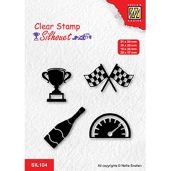 (SIL104)Nellie`s Choice Clearstamp - Formula one serie: 3