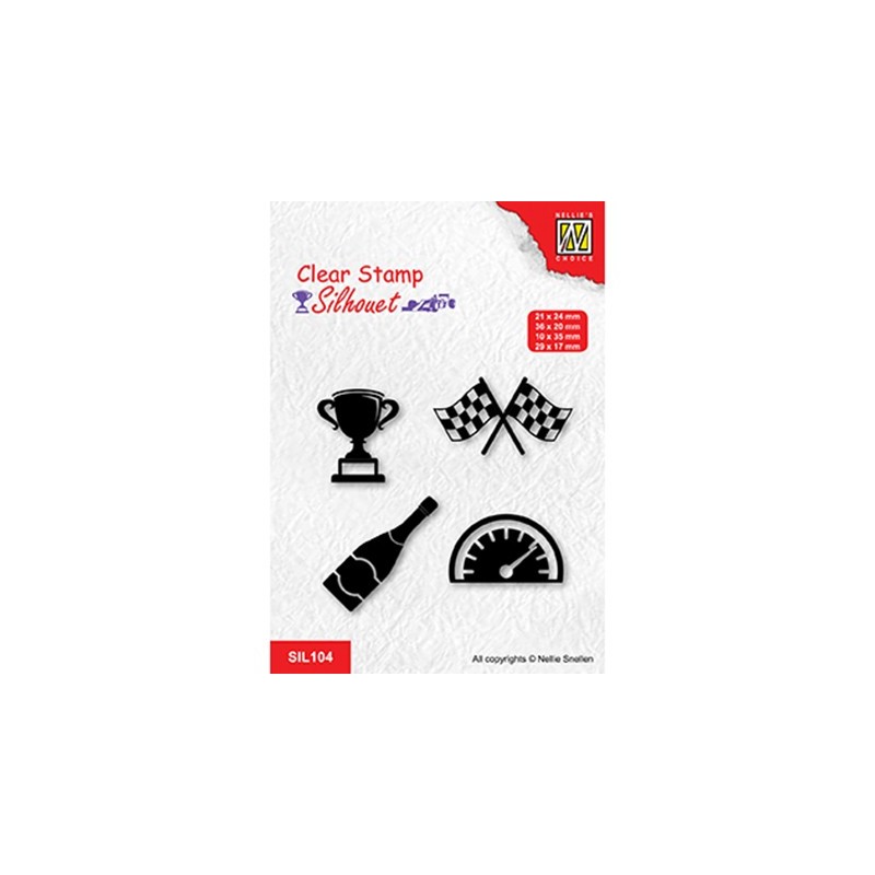 (SIL104)Nellie`s Choice Clearstamp - Formula one serie: 3