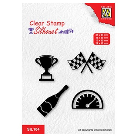 (SIL104)Nellie`s Choice Clearstamp - Formula one serie: 3