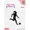 (SIL101)Nellie`s Choice Clearstamp - Woman soccer