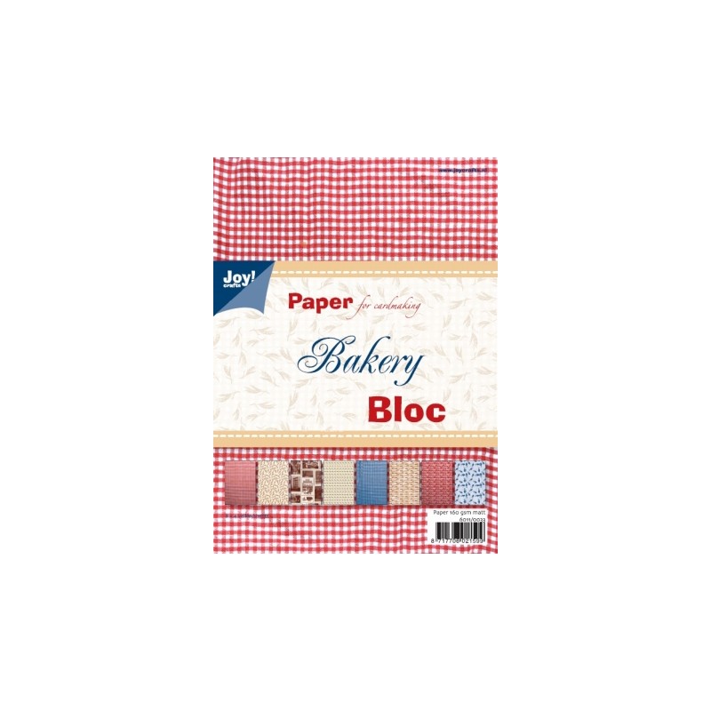 (6011/0033)Papier bloc 15X21 cm bakery