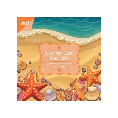 (6011/0022)Paper bloc 15X15 cm summer lovin