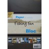 (6011/0021)Papier bloc 15X21 cm fishing fun