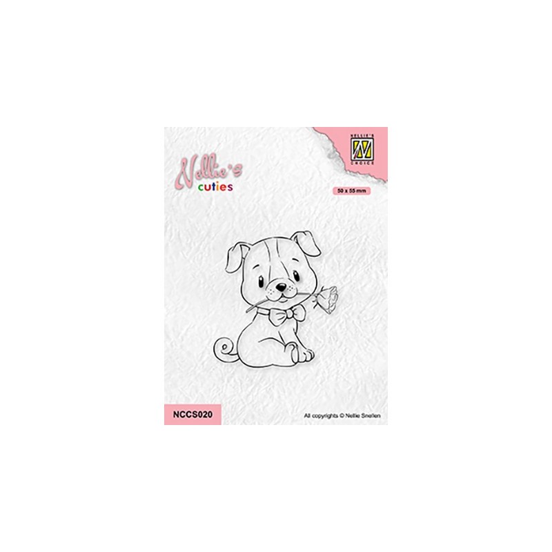 (NCCS020)Nellie`s Choice Clearstamp - A Rose for you