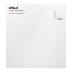 2008317)Cricut Smart Sticker Cardstock 33x33cm White (10pcs)