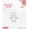 (SPCS020)Nellie`s Choice Clearstamp - Chickies: learn to fly