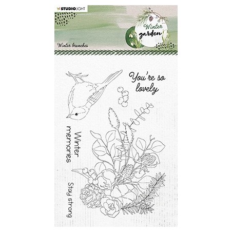 (SL-WG-STAMP160)Studio light Winter branches Winter Garden nr. 160