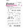 (SL-ES-STAMP175)Studio light  SL Clear stamp Congratulations sentiments Essentials nr.175