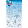 (JL-MM-STAMP188)Studio Light JL Clear stamp Feather and flowers Mindful Moodling nr.188