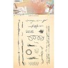 (JMA-WYS-STAMP211)Studio light SL Clear stamp Script & stitches Write Your Story nr.211